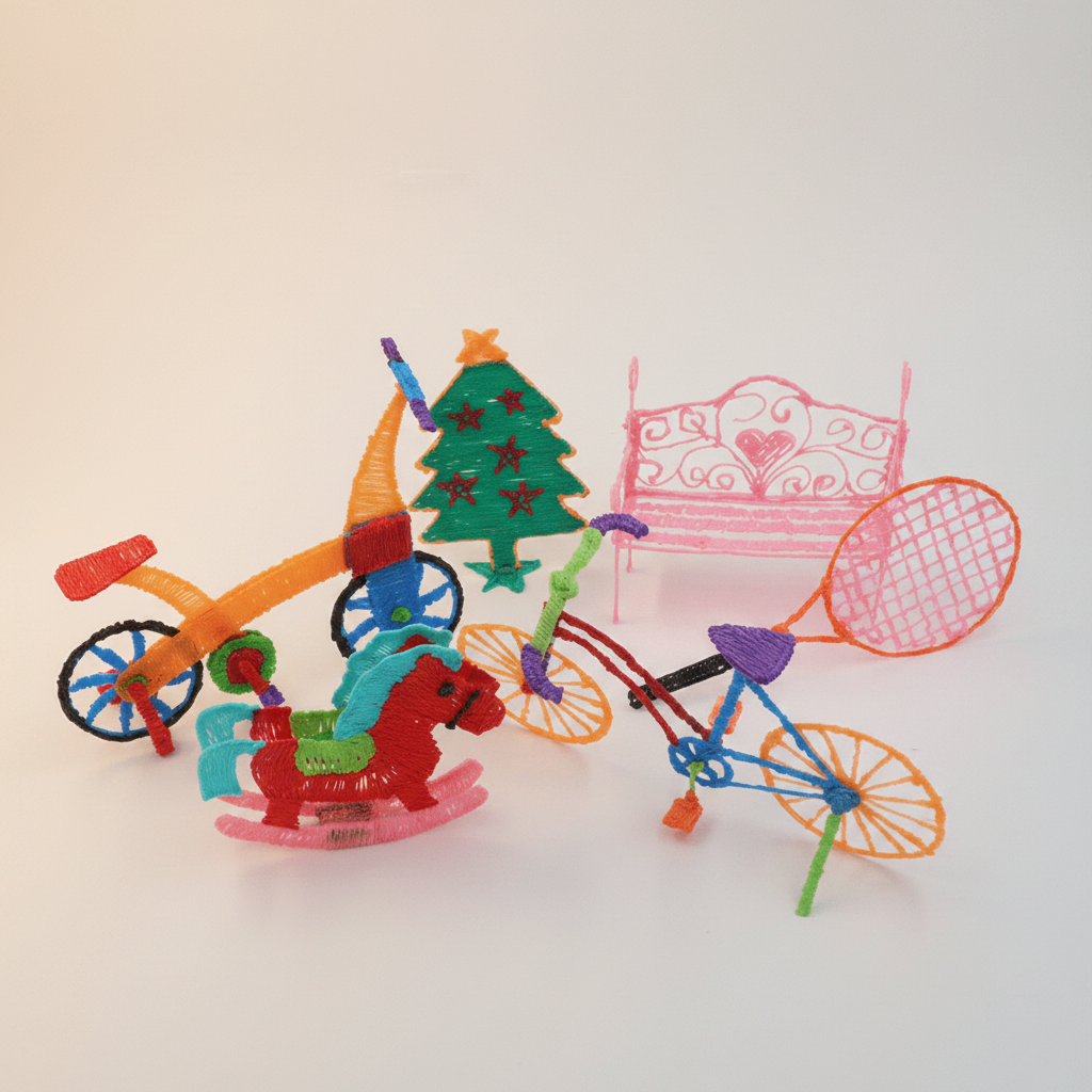 stylo 3d recharges PLA colorées