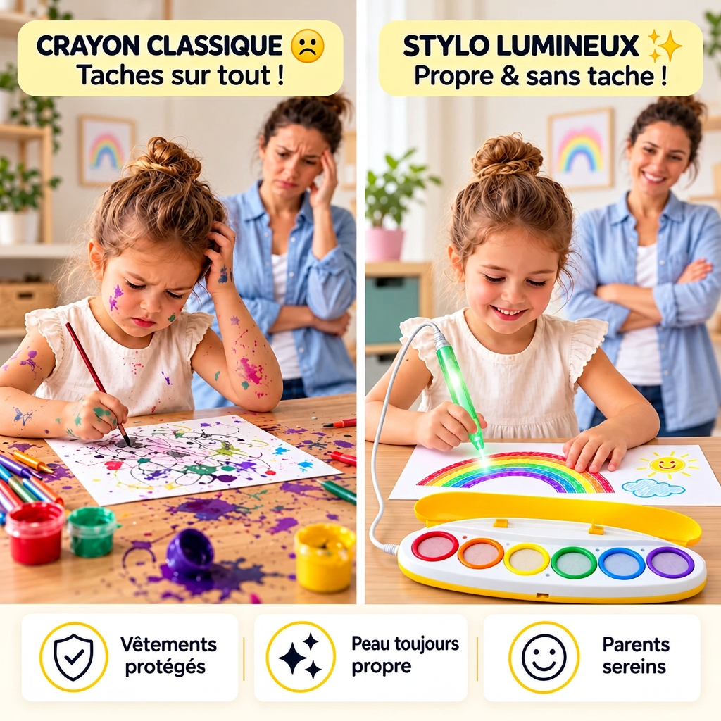 stylo magique dessin de licorne pour fille 
