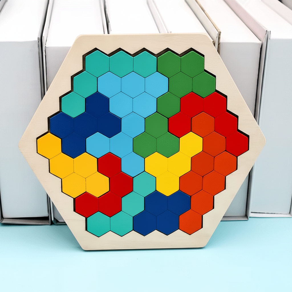 tangram en bois puzzle educatif